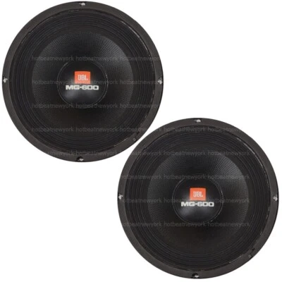 2 x JBL 8MG600-8R 8" inch Mid-Bass Speaker Driver 600W | 300 Watt-RMS 8 ohms - Image 1 of 4