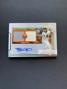 2024 Topps Museum Brandon Crawford Signature Swatches Dual Relic Auto /299 - Picture 1 of 2