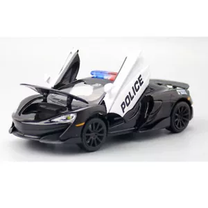 1/32 Scale McLaren 600LT Police Car Model Diecast Toy Cars Alloy Metal Vehicles - Picture 1 of 9
