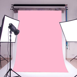 5x7FT Vinyl Studio Photography Backdrop Pure Baby Pink Photo Background Props