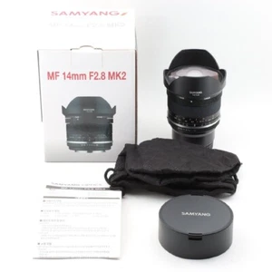 Samyang MF 14mm F2.8 MK2 Canon EOS M mount one item only From JAPAN Used item - Picture 1 of 7