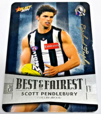 2014 SELECT AFL CHAMPIONS BEST AND FAIREST CHASE CARD BF4 S. PENDLEBURY-COLL'W'D