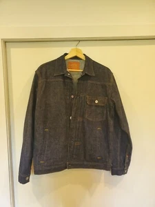 Samurai 15oz Indigo Dyed Modified Type 1 Selvedge Denim Jacket size 42 - Picture 1 of 4