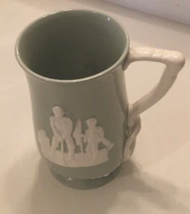 Copeland English Spode Green/White Jug or Vase New Condition - Picture 1 of 2