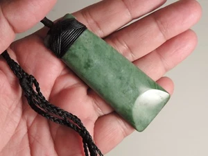 BLUEishGREEN INANGA TOKI ADZE New Zealand Greenstone Maori Pounamu Jade Nephrite - Bild 1 von 7