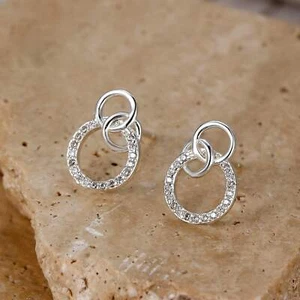 Lola 925 Silber Diamant Ohrstecker Silber - Bild 1 von 1