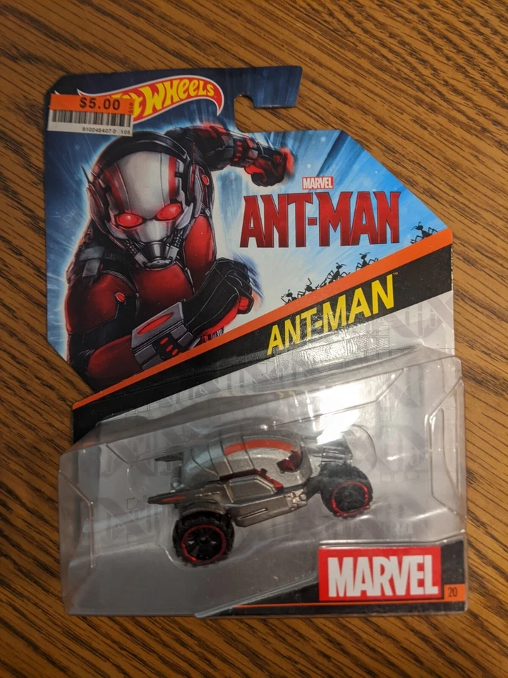 HOT WHEELS 2015 MARVEL CHARACTER CARS ANT-MAN CARD ANT-MAN #20 DIECAST - Image 1 of 1