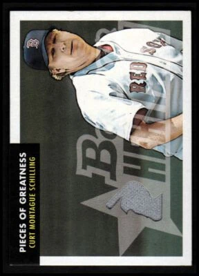 2007 Bowman Heritage Pieces of Greatness #CS Curt Schilling C Jersey - NM-MT - Image 1 of 2