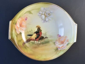 RS Tillowitz Poland China Porzellan Schale Fasan Fasanenpaar Motiv Schlesien rar - Bild 1 von 12