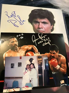 AARON "THE HAWK" PRYOR Signed Autograph Auto 8x10 Boxing HOF vs Alexis Arguello - Picture 1 of 5