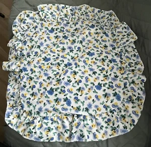 Laura Ashley Polyanthus Floral Ruffled Decorative Pillow Cover - Picture 1 of 4