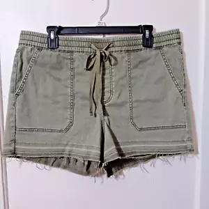 Inc International Concepts Womens Lg Denim Short Shorts Green Comfy Beach Grunge - Picture 1 of 23