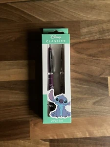 Set 2 penne ufficiali Disney Lilo & Stitch nuove nere - Foto 1 di 3