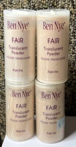Lot Of 4 Ben Nye FAIR Translucent Powder .9 oz/ 25gm Each - Picture 1 of 2