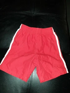 H&T BOYS SIZE 4 YEARS RED & WHITE ELASTICATED WAIST SHORTS - Picture 1 of 4