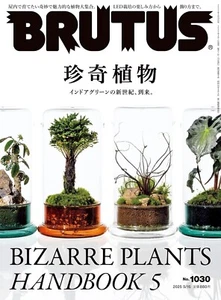 Magazine BRUTUS N°1030 mai 2025 BIZARRE PLANTES MANUEL Culture Japonaise Japon - Photo 1 sur 7