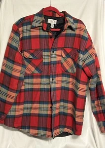 Giacca cappotto vintage Sears The Uomo Store outwear foderato in flanella taglia L - Foto 1 di 3