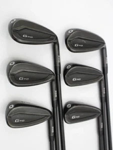 Ping G710 Iron Set 6pcs 6-9,W,Uw Flex R Regular ALTA DISTANZA BLACK40 - Picture 1 of 6