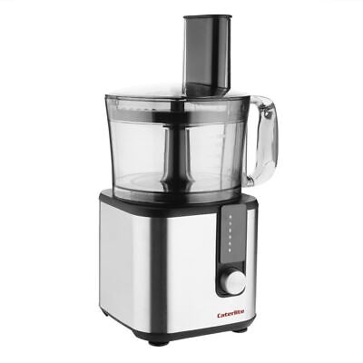 Caterlite Electric Food Processor Powerful Heavy Duty With 5 Speed Settings - 2L • 76.87£