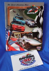 DAYTONA 500 Race Program 40th Annual February 1998 w/ Commemorative Emblem - Picture 1 of 6