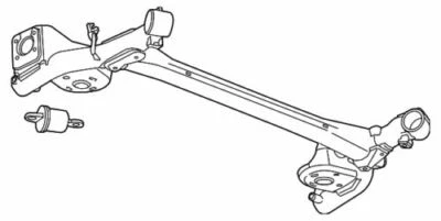 Genuine GM 2012-2015 Chevrolet Sonic Rear LT LTZ RS Axle Beam Assembly 95264305 - Image 1 of 2