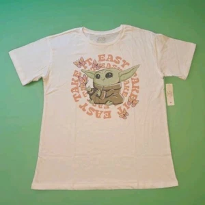 Star Wars Graphic T-Shirt Girls Size XL Baby Yoda Grogu "Take It Easy" 🆕️FREE📬 - Picture 1 of 5