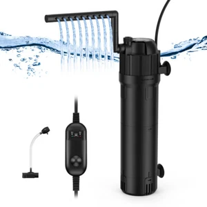 Filtro Interno Acquario 5 in 1 con UV 8w Acquario 800L/h Filtro Pompa Regolabile - Foto 1 di 20