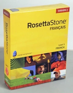 Rosetta Stone Français French Level 3, CDs Windows Mac Open Box Missing Headset - Picture 1 of 1