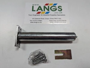 Concealed Door Closer - Nickel Plated - 145mm Length - Chain Spring - New - Picture 1 of 1