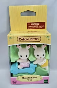 Calico Critters ~ Hopscotch Kaninchen Zwillinge ~ Hopper & Honig **NEU** - Bild 1 von 4