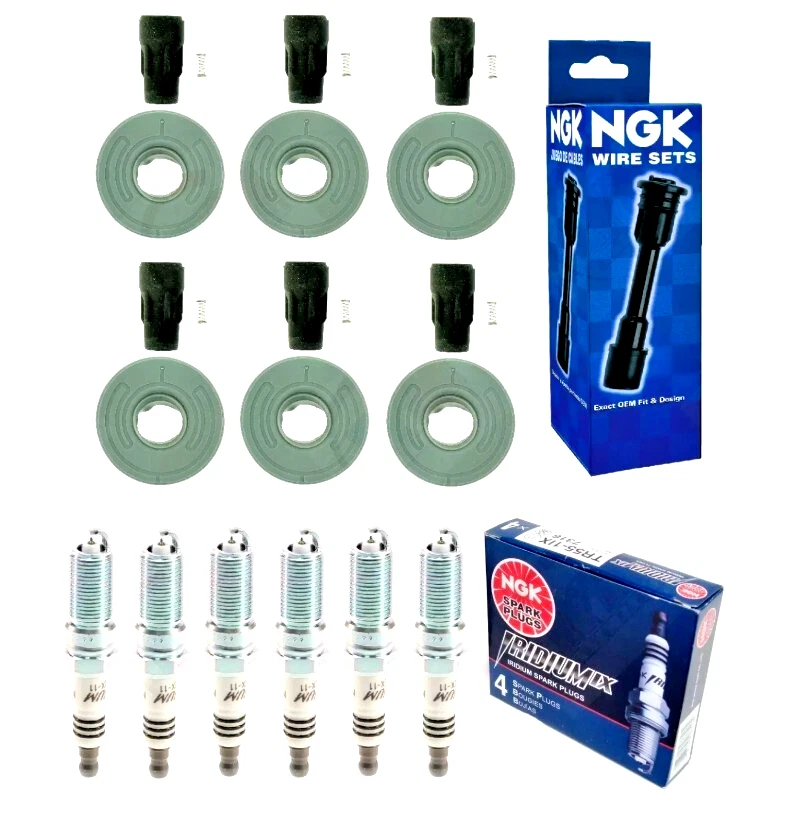 Kit de afinación NGK con tapones "IRIDIO" y botas de bobina para Ford Lincoln Mazda 3,5 L 3,7 L Foto 1 de 1