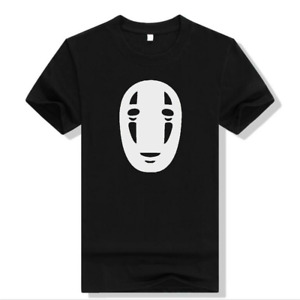 Anime Spirited Away Mask No Face Anime T-Shirt short sleeve