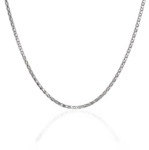 S. Michael Designs Stainless Steel Fancy Mirror Mesh 18" Inch - Picture 1 of 2