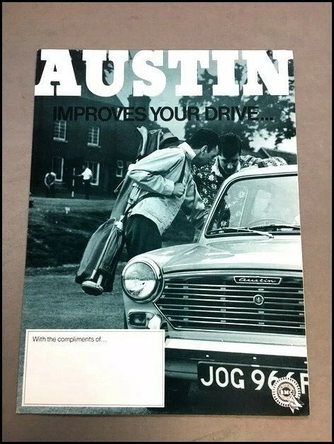 1968 Austin 1800 Mini Cooper A60 1300 A110 Vintage Car Brochure Catalog Foto 1 de 4
