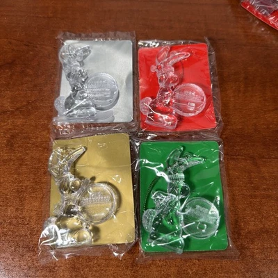 Energizer Bunny Rabbit 1992 Christmas Tree Ornament Limited Edition Set Of 4