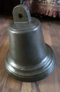 Victorian Bell With Clanger Large 23 Cms X 21 Cms  - Picture 1 of 17