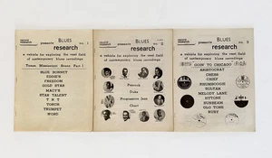 1959-1960 Blues Research Lot of 3 Issues - Bild 1 von 2