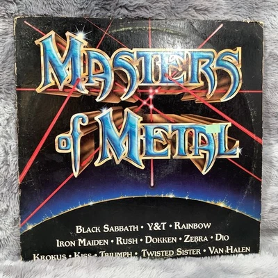 Masters Of Metal Compilation LP Vinyl 1984 K-Tel Records Black Sabbath, Dio VG- - Image 1 of 4