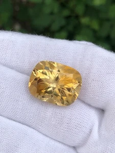 23.85 Carat Beautiful Cushion Cut Citrine from Brazil for Jewellery - Picture 1 of 7