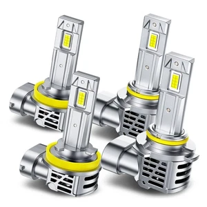 Combo LED Headlight 9005+H11 Super Bright Bulbs Kit White 8000LM High/Low Beam - Picture 1 of 12