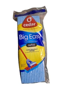 O'Cedar Big Easy gelber Schmetterling Schwamm Mopp Nachfüllpackung Snap-on Tabs 2011 Neu in Verpackung - Bild 1 von 1