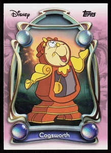2025 Topps Non-Sport Disney Wonder Cogsworth Tier 1 #47 La Bella e la Bestia - Foto 1 di 10