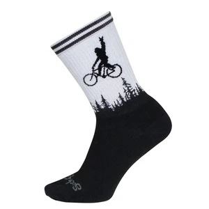 Sockguy Squatchit Socks, 9-13, Black/White - Picture 1 of 2