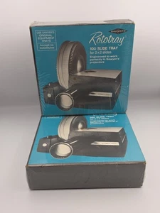 2 Sawyers Rototray 100 Slide Tray For 2x2 Slides For Sawyer's Projectors NEW - Picture 1 of 4
