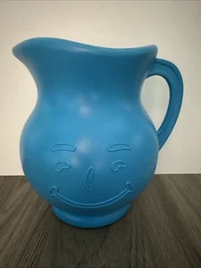 Vintage 80's Kool Aid Jug Pitcher Blue Plastic General Foods - Picture 1 of 7