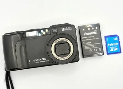 Ricoh Caplio GX Digital CCD 5.2MP Camera w/ SD Card & Battery - Tested A+++ - Image 1 of 4