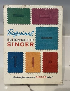 Vintage 1970 Singer Profi Knopflocher für schräge Nadel Zick Zack - Bild 1 von 7