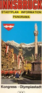 Innsbruck. Stadtplan, Information, Panorama. Kongress - Olympiastadt 1964-1976 - Picture 1 of 1