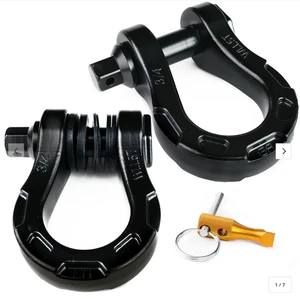 GearAmerica Aluminum Alloy Ultra Shackles | 30,000 LBS MBS (10,000 LBS WLL) - Picture 1 of 5