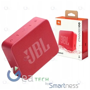 JBL GO ESSENTIAL 2 SPEAKER BLUETOOTH WATERPROOF CASSA PORTATILE WIRELESS ROSSO - Foto 1 di 3